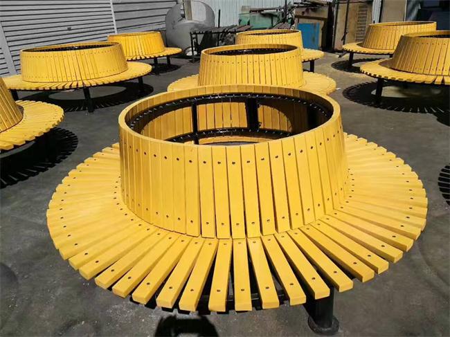 聊城廣場大樹椅定做，山東圍樹椅